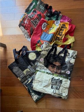 Trader Joe’s reusable bags (4)
Jolene and Joni,